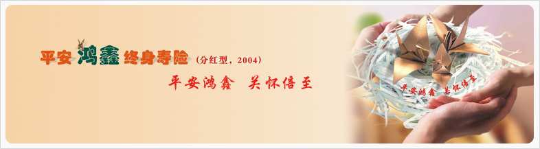 平安鸿鑫终身寿险（分红型，2004）